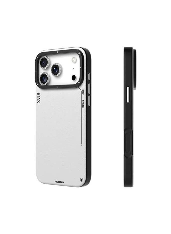 YOUNG KIT Youngkit Tech Style Series Magnetic Attachment For iPhone 17 Pro - Silver Light - Image 3